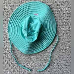 Ruffle Butts Aqua Sun Hat 12m-2T